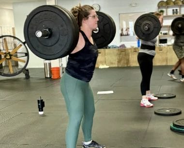 Barbell strength training at CrossFit Renaissance